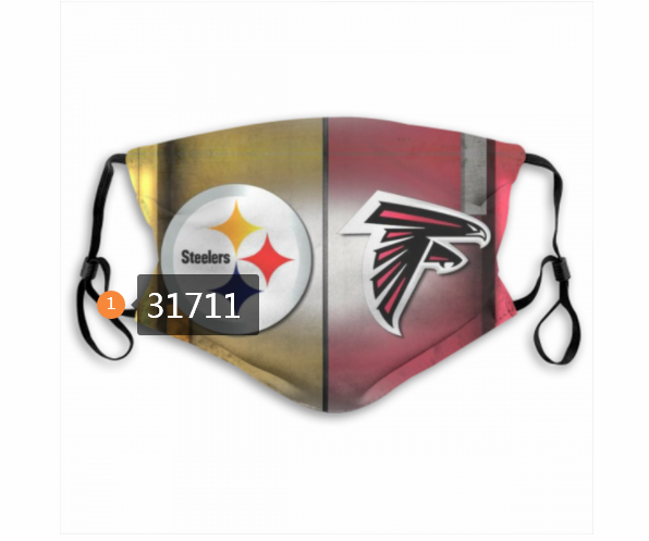 2020 NFL Pittsburgh Steelers 2608 Dust mask with filter